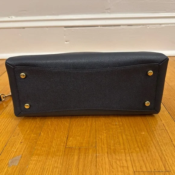 Coach dark blue medium bag - Picture 6 of 9